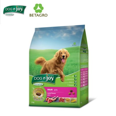 DOG'njoy Dry Food Adult Breeds Formula : Lamb Flavour.